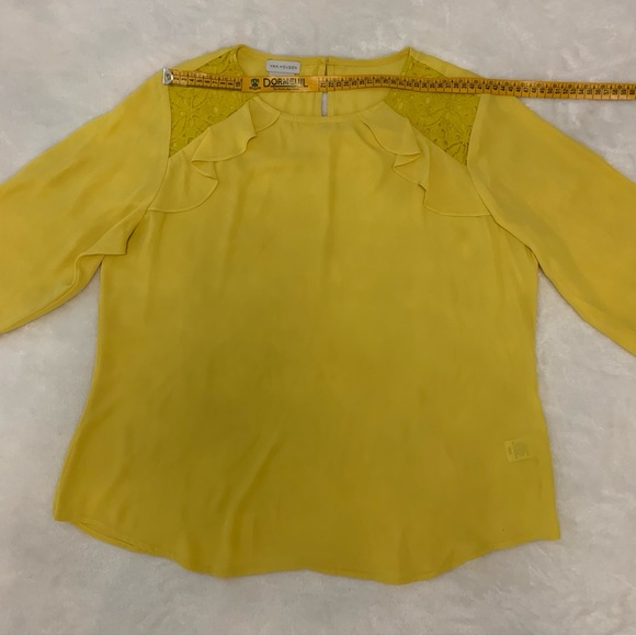 Van Heusen Long-sleeved Yellow Top - Picture 4 of 7